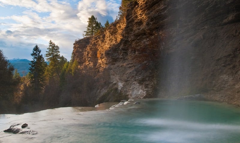 Fairmont Hot Springs Waterfall