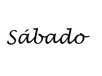 Spanish Word For Saturday