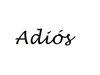 Goodbye in Spanish