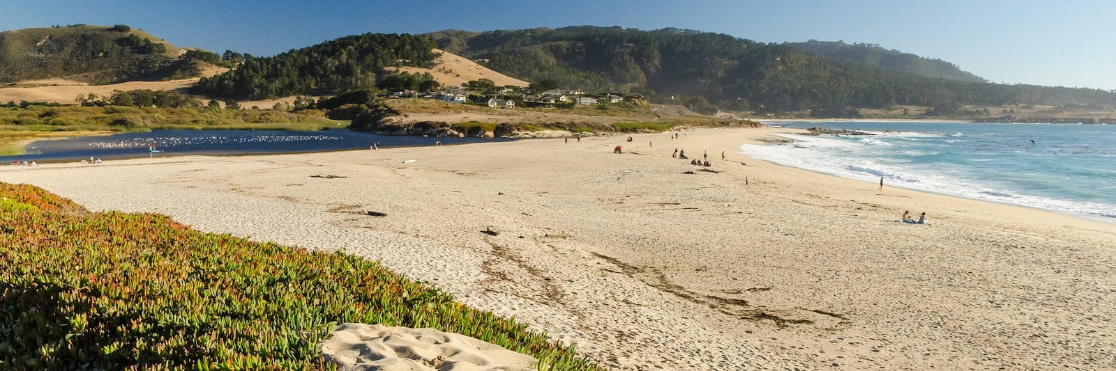 Carmel River State Beach in North California