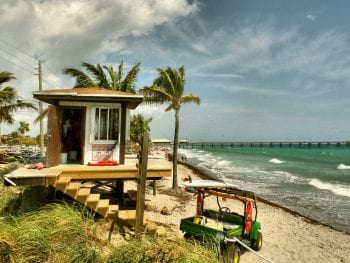Dania Beach Florida Lifeguard Station