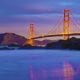 Golden Gate Bridge Reflection Baker Beach California