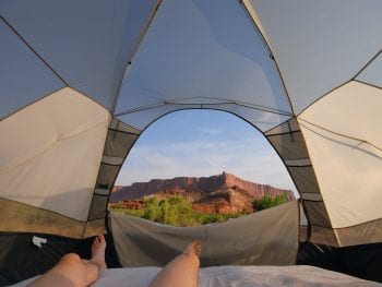 Utah Tent Camping National Park