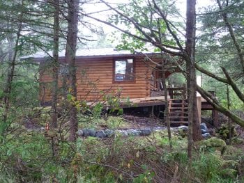 Image of the White Sulphur Springs Cabin in Sitka Alaska