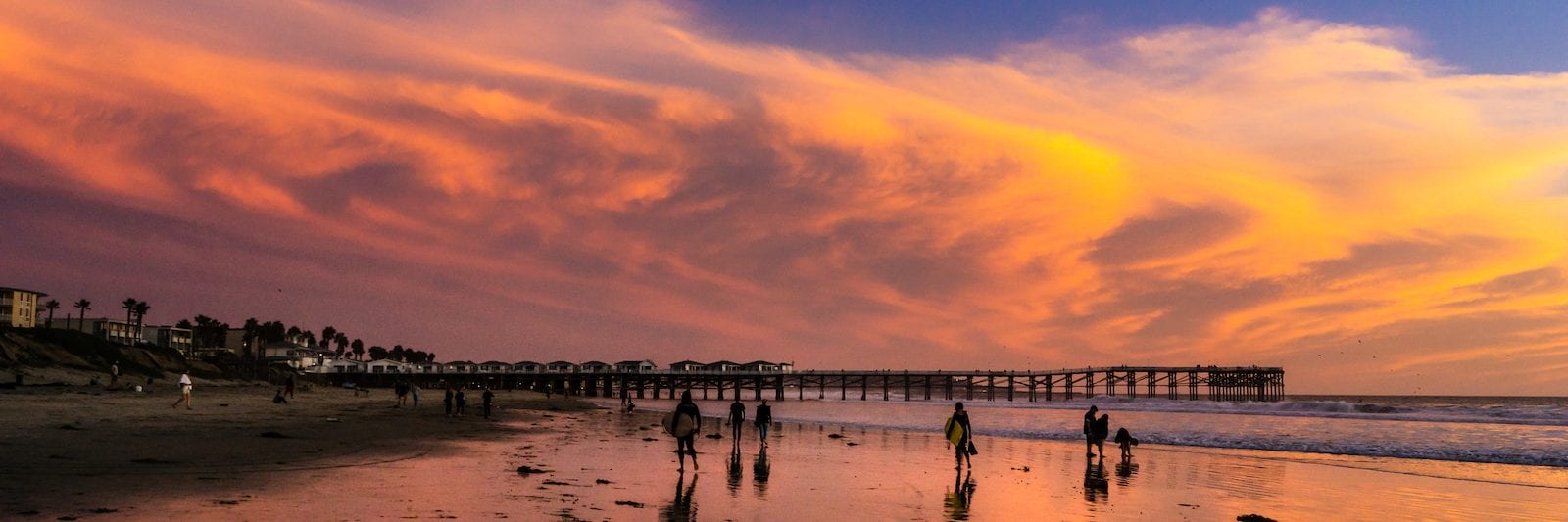 Pacific Beach sunset, San Diego
