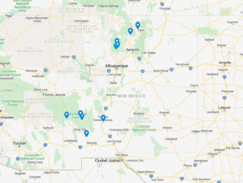 New Mexico Hot Springs Map