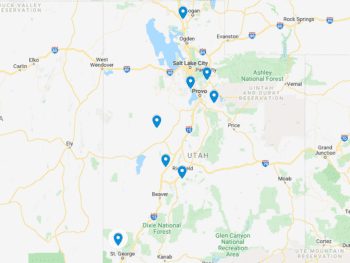 Utah Hot Springs Map