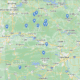 Arkansas Waterfalls Map