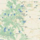 Colorado Waterfalls Map