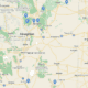 New Mexico Waterfalls Map