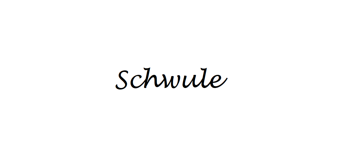 Gay in German