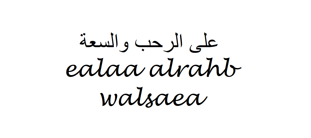 You’re Welcome in Arabic